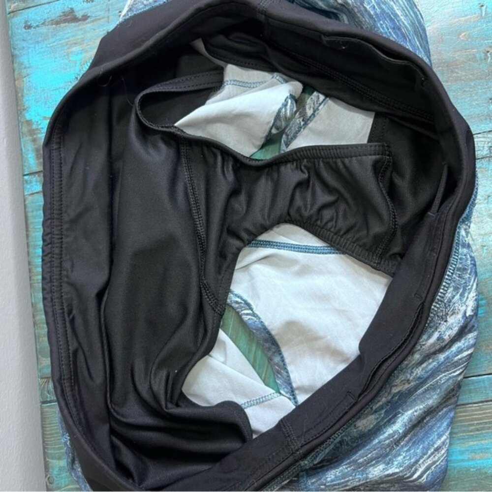 Lululemon Speed Short (4-way Stretch 2.5 ) Aerial Drift Multi Black Size 10 - Picture 14 of 15